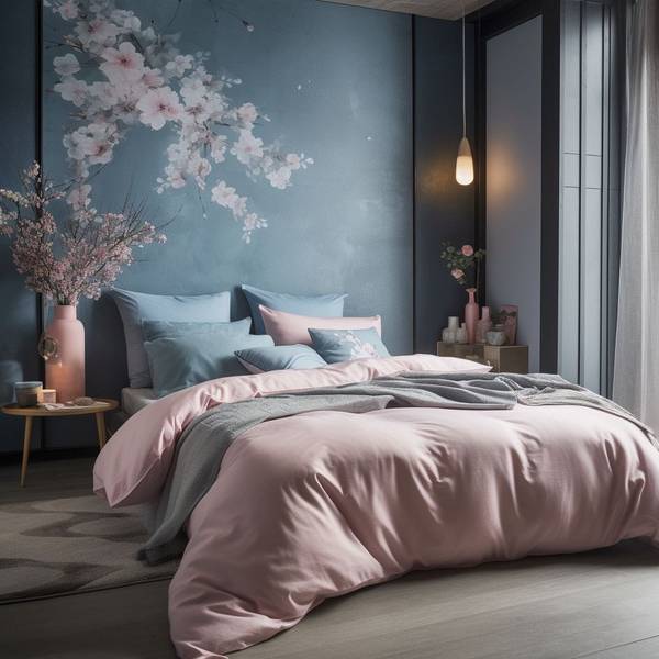 蓝色和粉色搭配好看吗，蓝粉交融设计绽放优雅迷人的视觉和谐