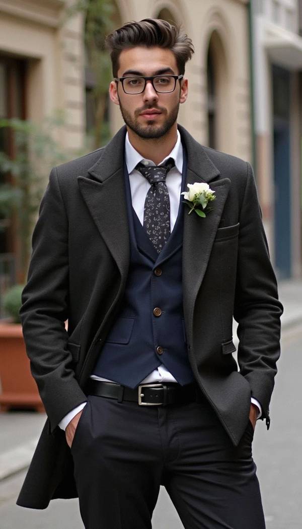 黑色和藏青色哪个洋气，藏青色的永恒优雅与黑色经典的时尚对比