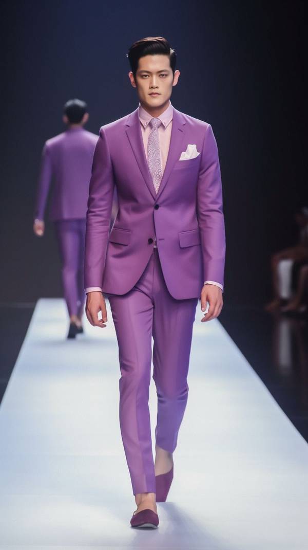 深紫色裤子配什么颜色上衣好看，深紫长裤搭配指南：选对颜色穿出优雅气质