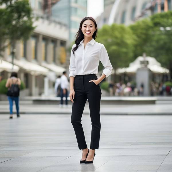 黑色裤子配什么颜色上衣,黑白配搭出型,这四种颜色组合值得收藏