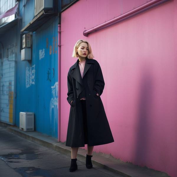 粉色大衣配什么颜色鞋子,粉配灰白黑,选鞋从容优雅绽放