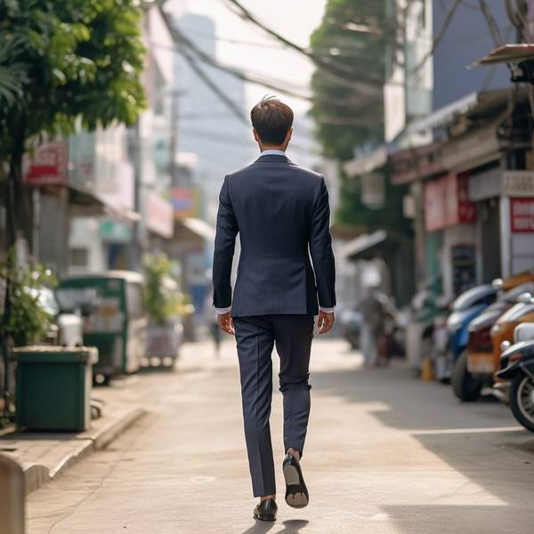 藏蓝色裤子配什么颜色上衣好看，藏蓝色裤子的时尚色彩搭配指南