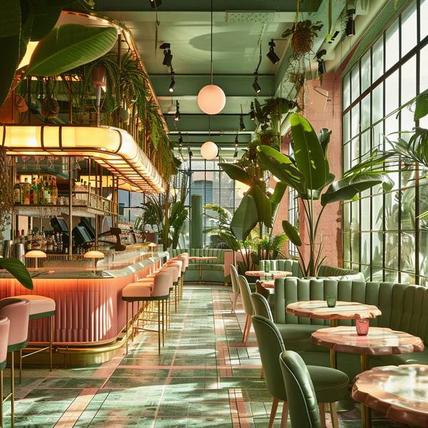 绿色邂逅好闻还是粉色,绿色邂逅的清新气息与粉色交织浪漫的芬芳