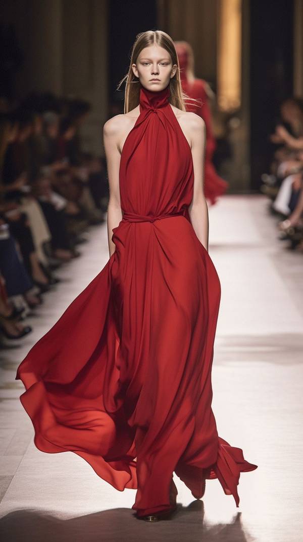 红色裙子配什么颜色上衣，红裙穿搭指南：五种绝美配色方案解锁优雅魅力