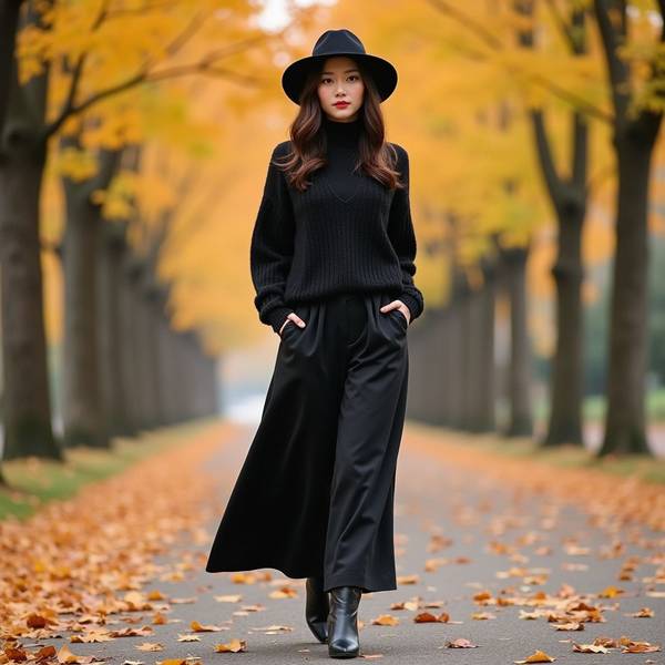 紫色配黑色好看吗,紫色配黑色——高级感搭配的魅力诠释