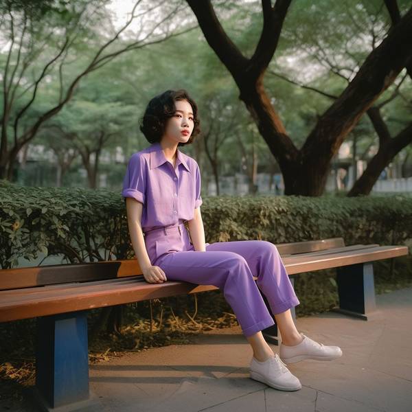 紫色裤子配什么上衣，紫裤配色指南：优选这5件上衣搭出高级感