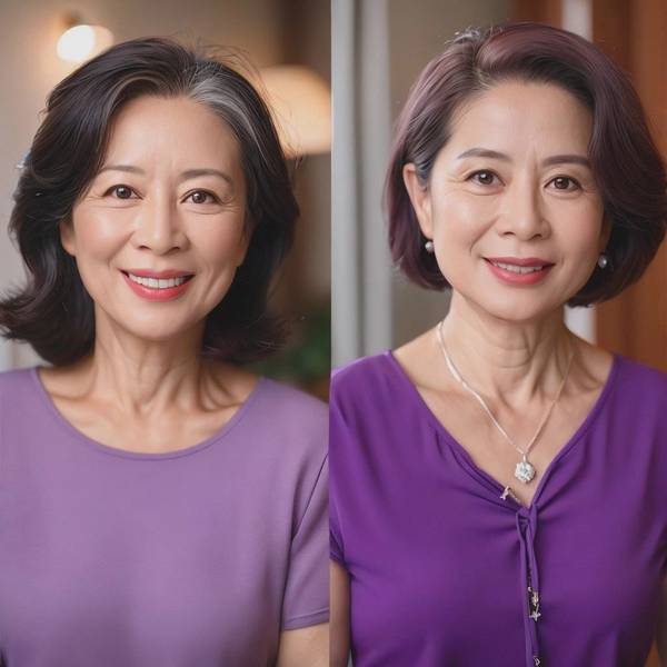 深紫色配什么颜色好看，深紫色与高级银色的穿搭配色方案