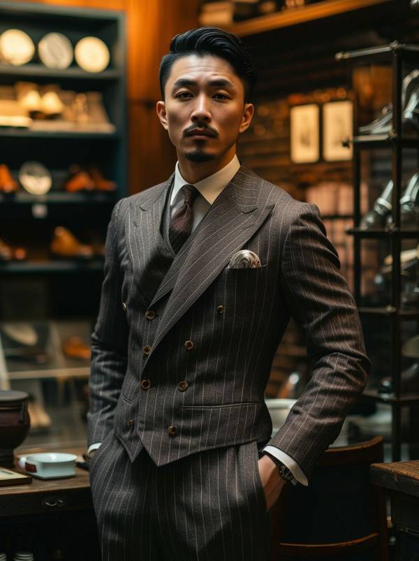 灰色西裤配什么颜色皮鞋，灰色西裤搭配黑色与棕色皮鞋最显高级