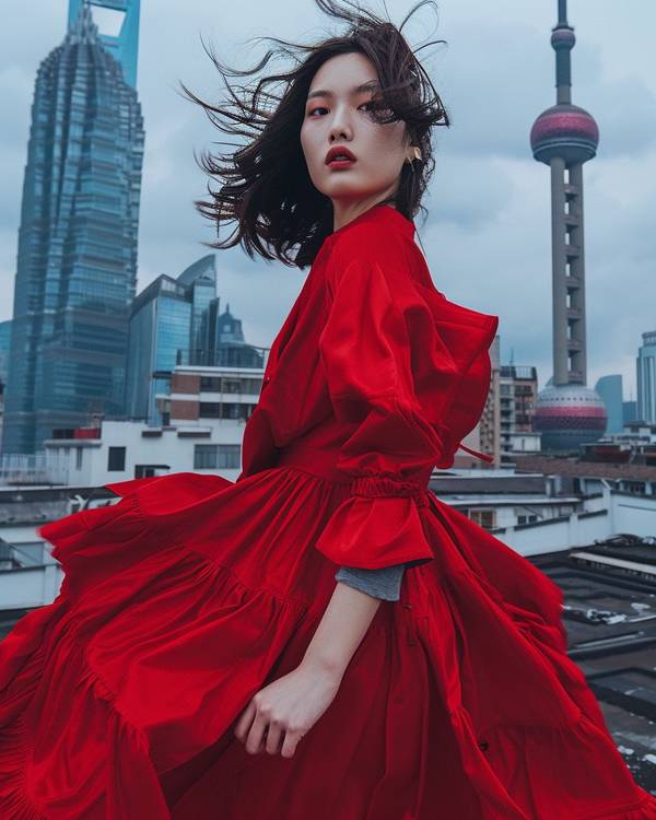 红色裙子配什么颜色外搭，红色裙子搭配这些外搭颜色优雅又高级