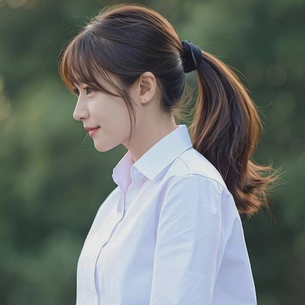 扎马尾染什么颜色好看，职场女生马尾必染5款显白高级色