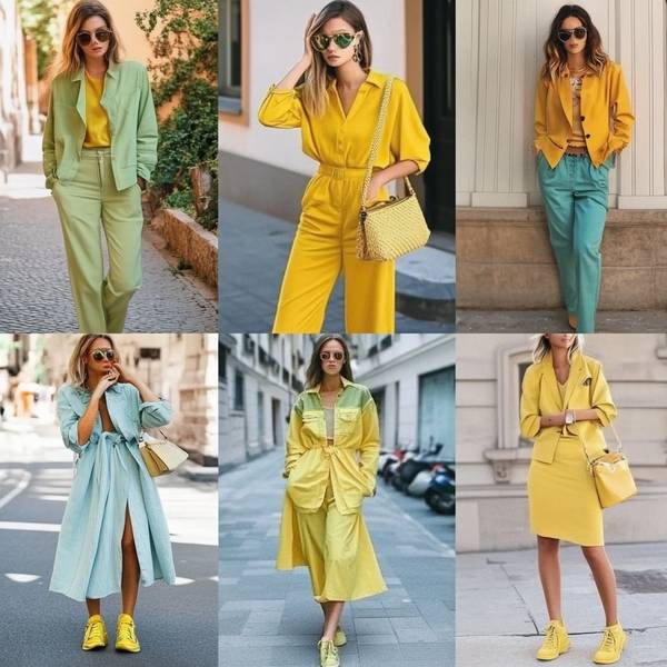 黄色搭配什么颜色好看,黄色搭配这些颜色时尚美观适合日常穿着