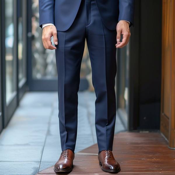 藏青色配什么颜色裤子，藏青色裤子四种经典配色方案