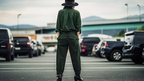 墨绿色上衣配什么颜色裤子，墨绿上衣10种配色方案：这样搭配裤子时尚显瘦又高级