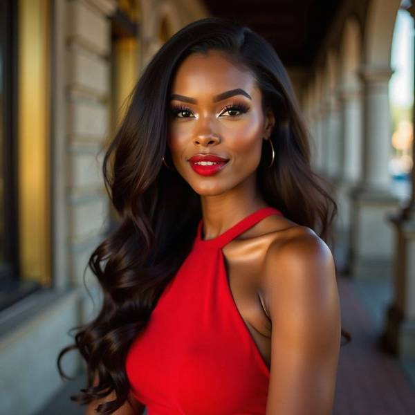 脸黑的人适合染什么颜色的头发，让黑皮肤发光：最适合你的15款显白发色指南