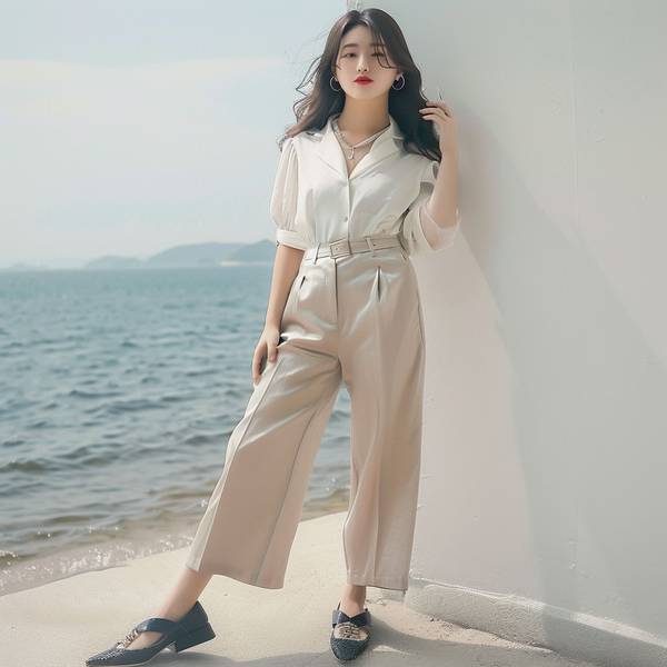 咖啡色裤子搭配什么颜色上衣，咖啡色裤子搭配这5种上衣颜色更显高级