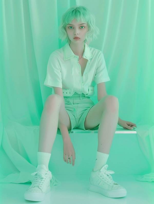 薄荷绿搭配什么颜色好看，薄荷绿配色攻略：奶油白薄荷糖最佳组合推荐