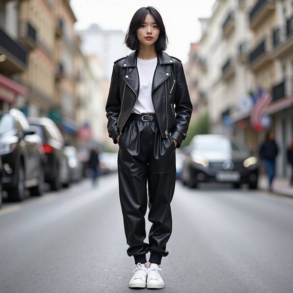 黑色休闲裤配什么颜色鞋子，黑裤子配色宝典：这样搭鞋子显高又时髦