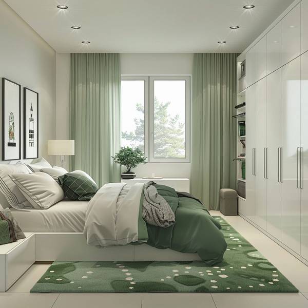 绿色和什么颜色搭配好看，春意新绿配象牙白的和谐之美