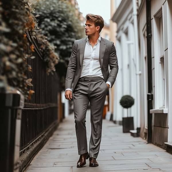 深灰色裤子配什么颜色上衣，25种深灰色裤子配色技巧与上衣搭配指南