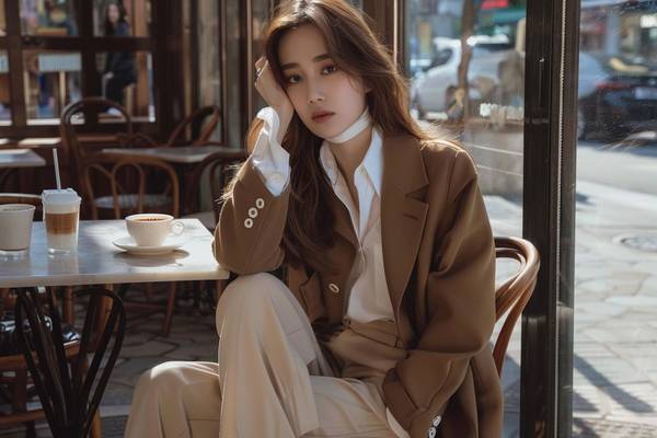 棕色裤子搭配什么颜色上衣，棕色裤子配这5种颜色上衣让你穿搭更出彩