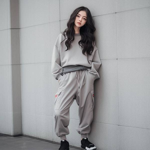 灰色运动裤搭配什么颜色上衣，灰裤百搭色系指南：五种配色方案穿出高级感