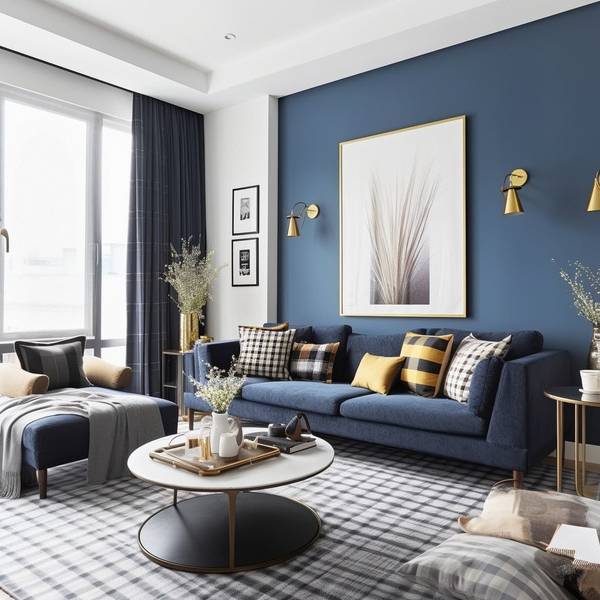 蓝色和什么颜色搭配好看，蓝白恋曲、暮蓝沉金与蓝橙撞美