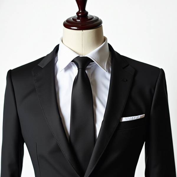 黑色西装配什么颜色领带，9款黑色西装领带配色方案