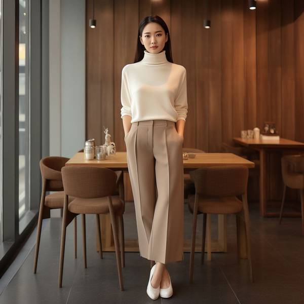 咖色裤子配什么颜色上衣，咖色裤子这样配上衣时髦不踩雷百搭指南
