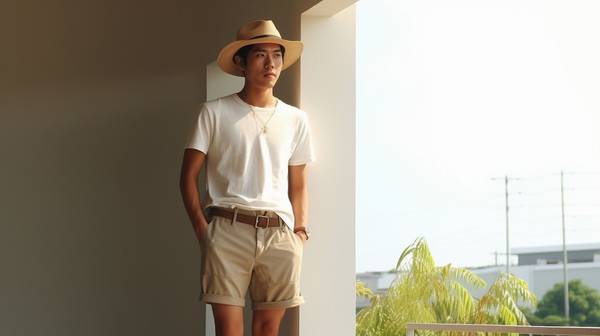 棕色短裤配什么颜色上衣，棕色短裤的百搭上衣配色指南