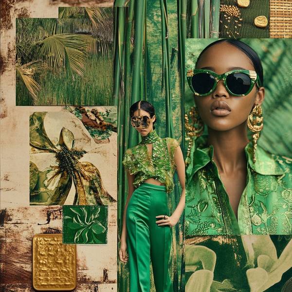 深绿色配什么颜色好看，青绿配金·深绿配色美学指南