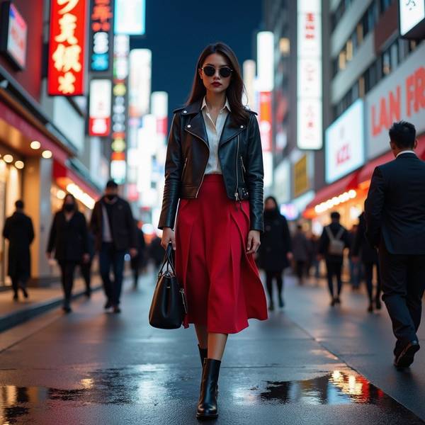 红裙子配什么颜色的上衣，红裙穿搭配色指南：最佳上衣颜色搭配推荐