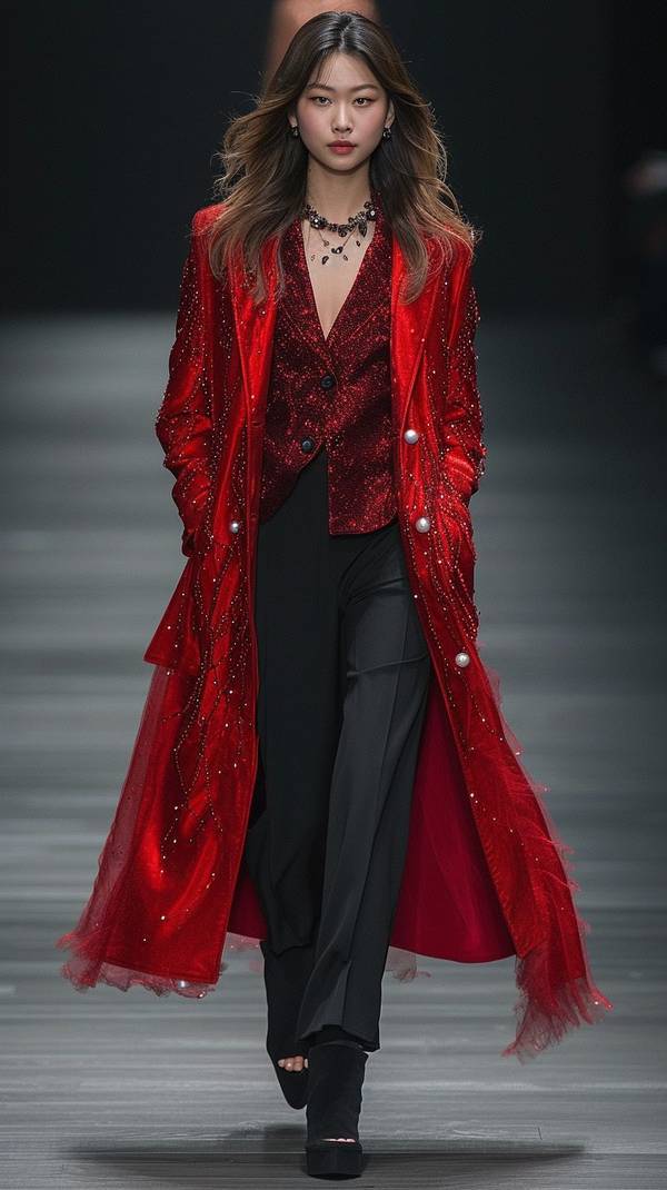 红色配什么颜色好看，红色搭配黑色的高级时尚配色方案解析