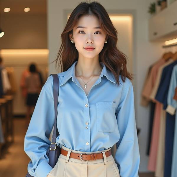 浅蓝色上衣配什么颜色裤子,浅蓝上衣配色的万能指南与穿搭密码