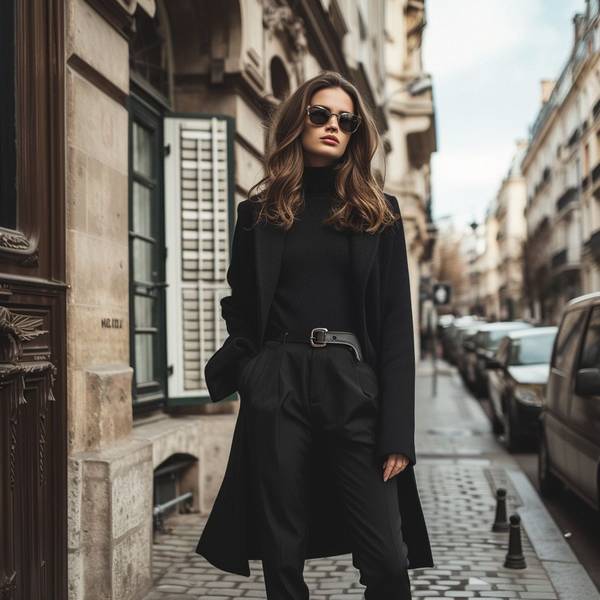 黑色衣服配什么颜色裤子，黑色系穿搭指南：匹配不同风格的颜色搭配技巧