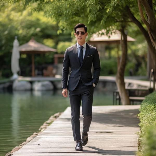 黑色西装配什么颜色领带，9款黑色西装领带配色方案