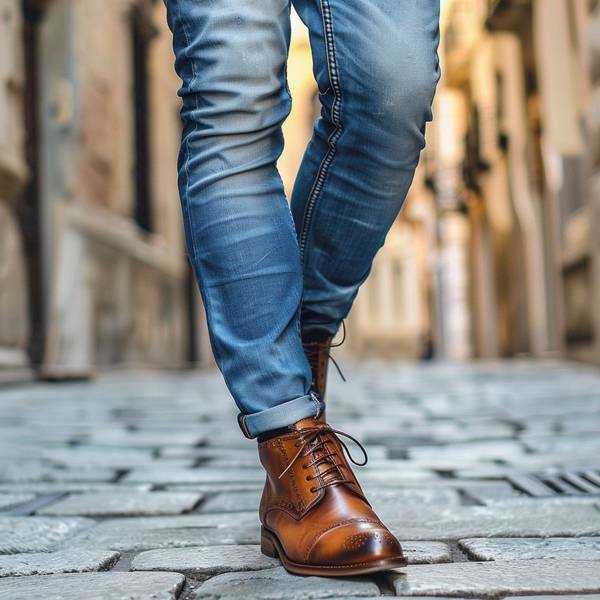 咖啡色鞋子配什么颜色裤子，咖啡色鞋子搭配指南三种配色方案尽显潮流