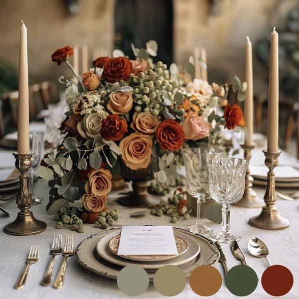 金色搭配什么颜色好看,灿金雅韵:探寻搭配杏白、墨绿、暗红的复古美学密码