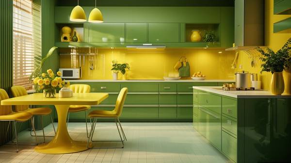 黄绿色配什么颜色好看,黄绿色高级配色指南:推荐这8款绝美搭配方案