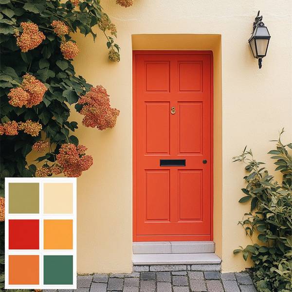 橙红色配什么颜色好看,橙红色搭配指南:7种绝美配色方案