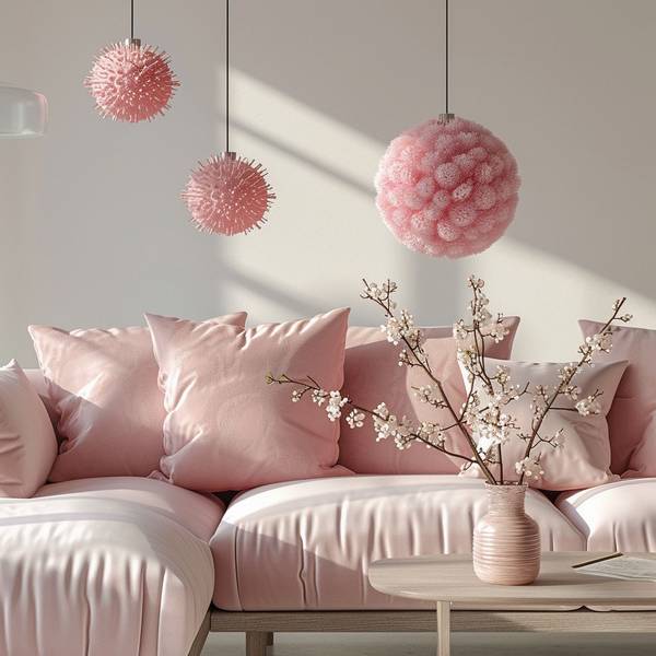 粉色和什么颜色搭配好看，柔情蜜粉与暖棕，浪漫温馨的色彩共舞