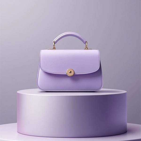 浅紫色搭配什么颜色好看,浅紫搭配米白金三色绽放柔美高级感