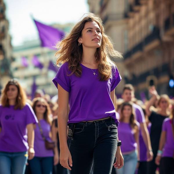 紫色上衣搭配什么颜色的裤子,紫色上衣搭配这3条裤子瞬间提升气质