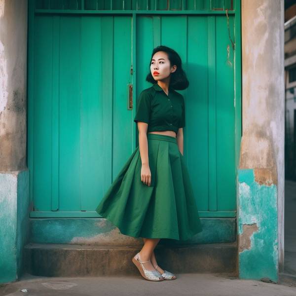 墨绿色搭配什么颜色好看，墨绿雅韵：巧配4种高级色系的搭配美学指南