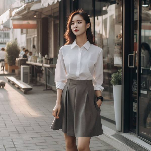 灰色裙子搭配什么颜色上衣，灰裙穿搭全攻略：8种绝佳配色方案提升气质