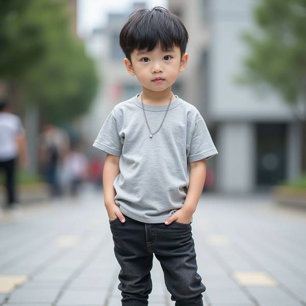 灰色短袖配什么颜色裤子，浅灰短袖搭配这些颜色裤子最显高级