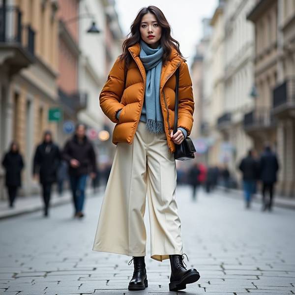 黄色裤子配什么颜色上衣,黄裤子配色指南:这4种上衣颜色最显白高级