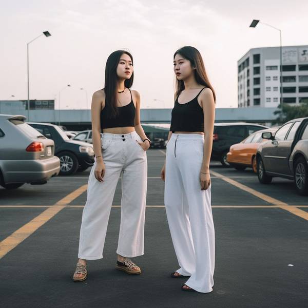 白色裤子配什么颜色上衣好看，解锁白色裤子穿搭密码，12款显瘦配色高级感十足