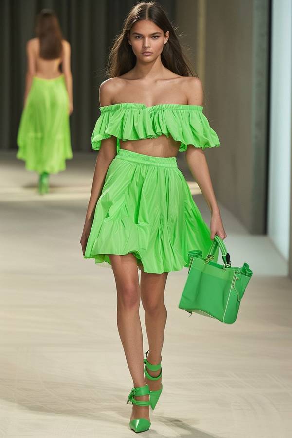 皮肤黑黄穿绿色好看吗，皮肤黑黄穿绿色显白提气的时尚搭配指南