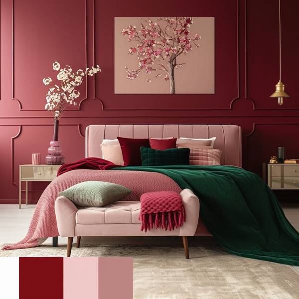 红色搭配什么颜色好看，红色与其他色彩搭配的5种惊艳配色方案