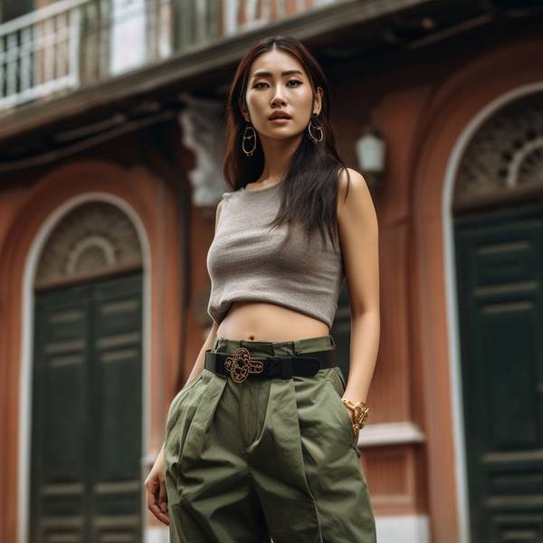 军绿色上衣配什么颜色裤子好看，军绿色上衣的色彩搭配秘籍与风格指南